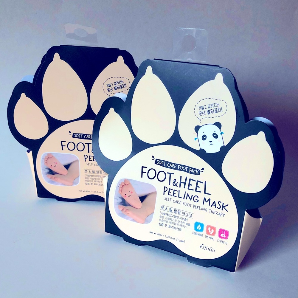 Two esfolio Foot & Heel Peeling Masks